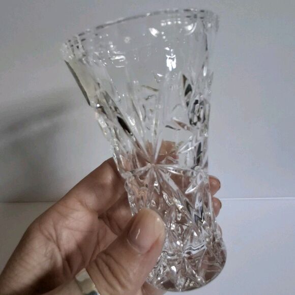 Lenox Fine Lead Crystal Small Bud Vase 4 Inch Czech - Picture 1 of 6